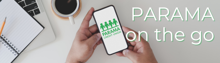 Parama on the go using our mobile app